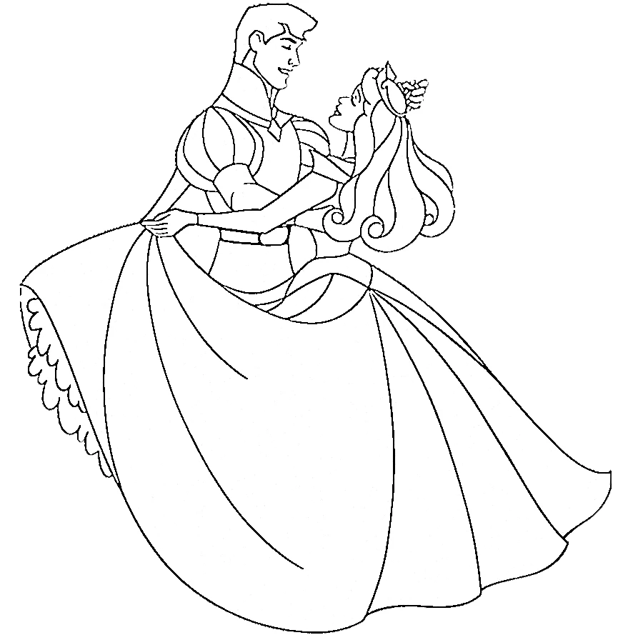 coloriage Aurore de pour enfants