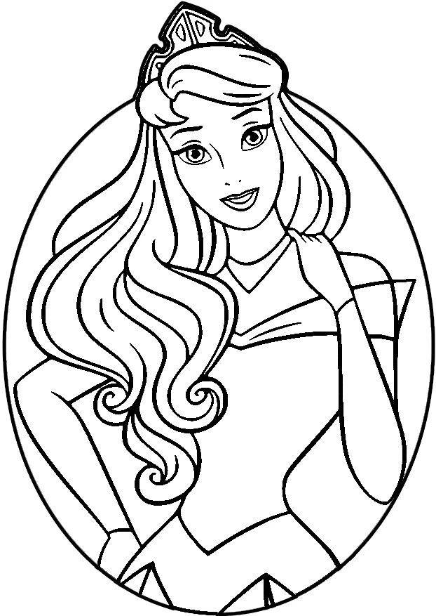 coloriage Aurore à imprimer pour enfants