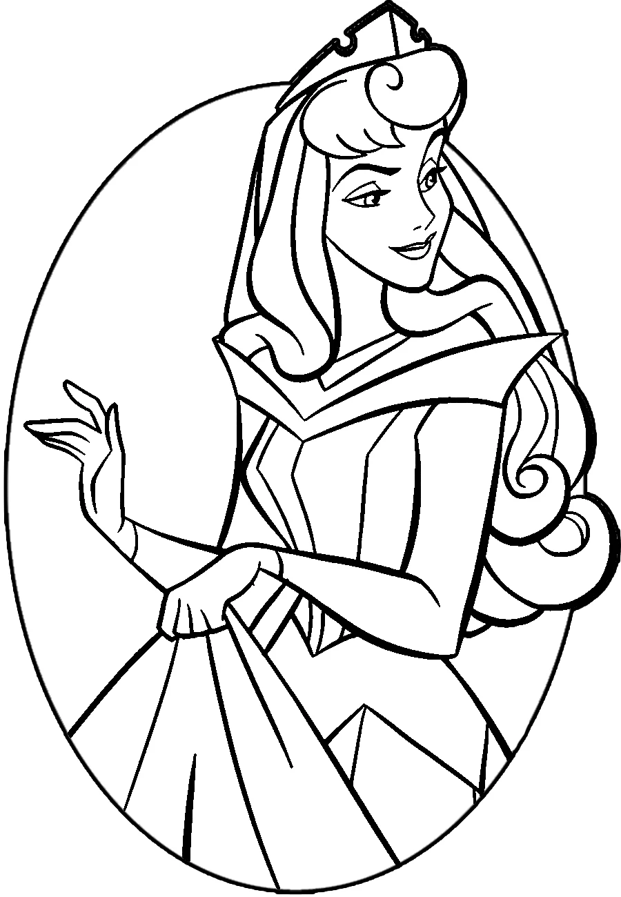 coloriage Aurore pour enfants a imprimer gratuit 1