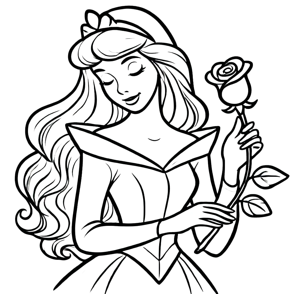 imprimer coloriage Aurore gratuit 1