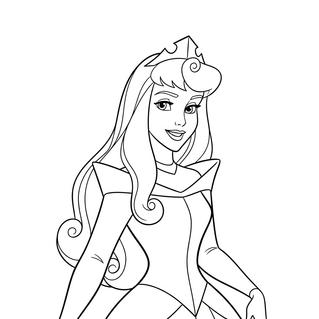 coloriage Aurore updated à imprimer pour enfant de 10 ans
