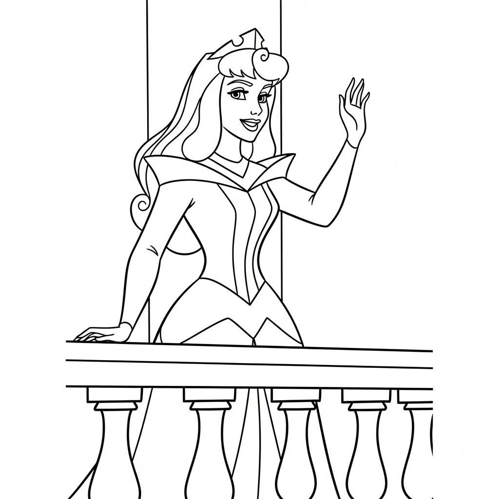 coloriage Aurore updated a imprimer