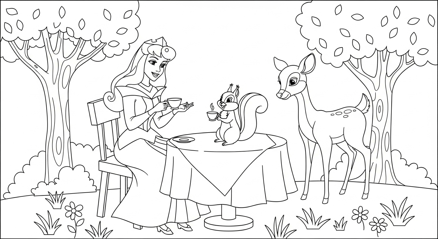 coloriage Aurore updated pour enfants