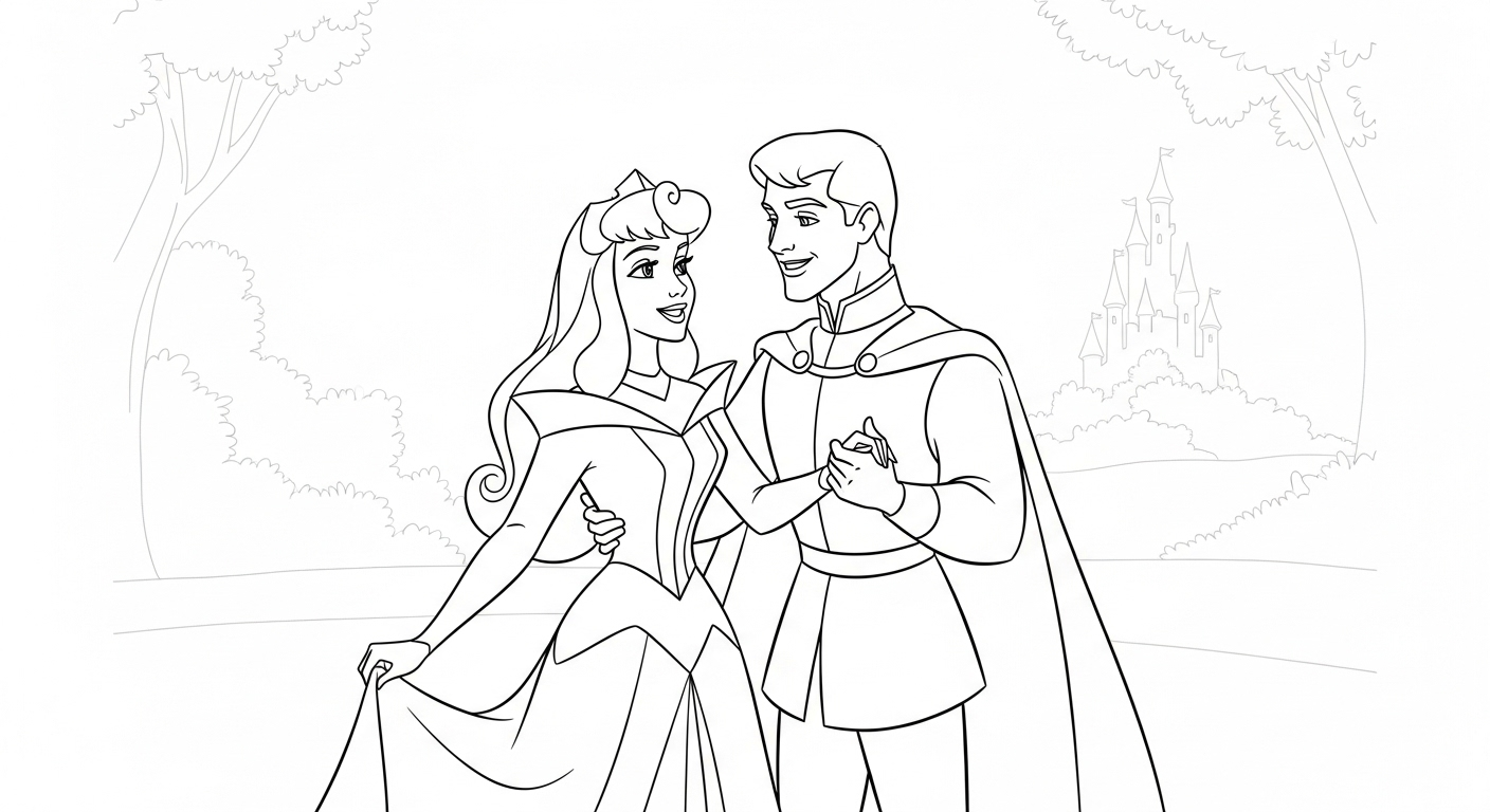 coloriage Aurore updated pour enfant de 6 ans
