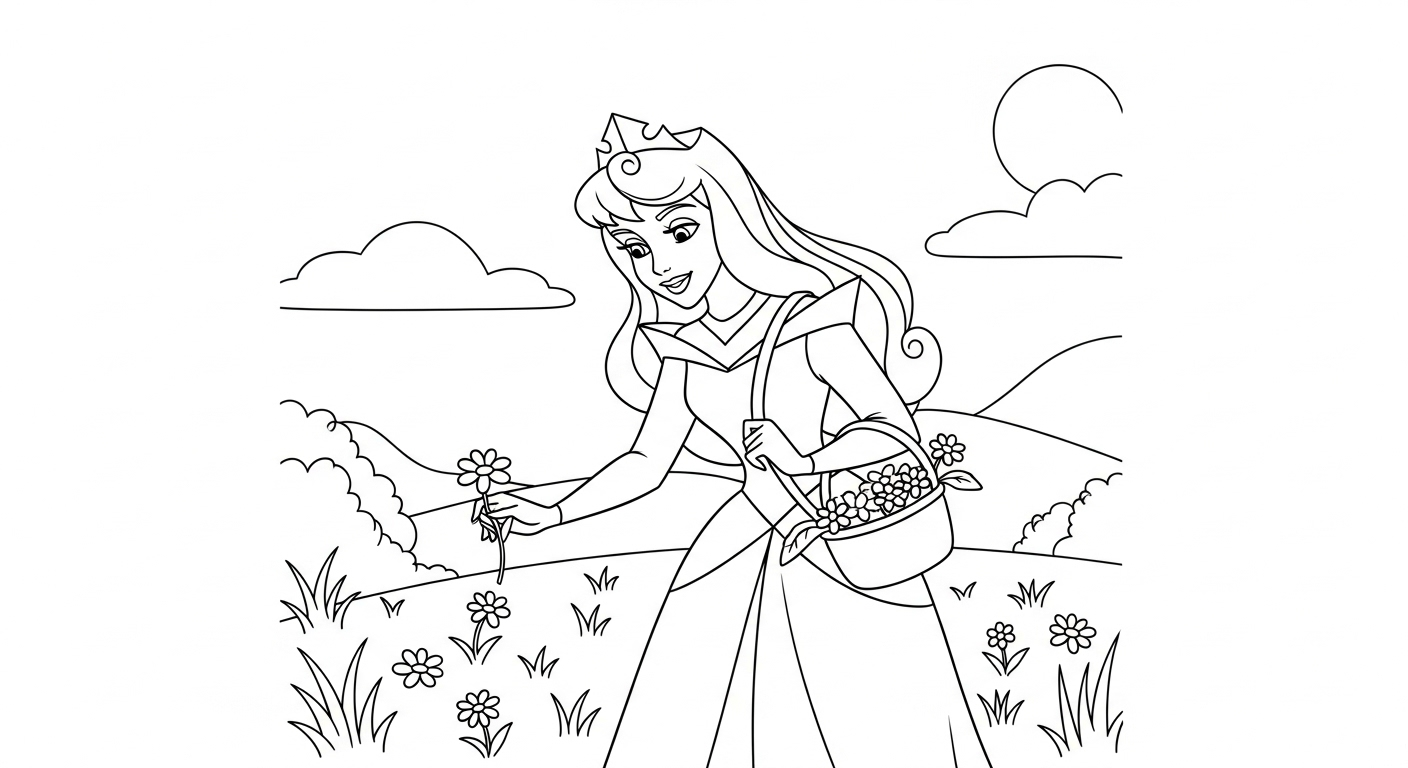coloriage Aurore updated a dessiner et imprimer