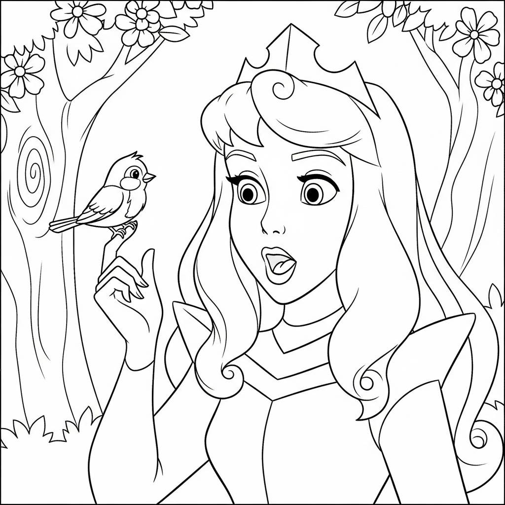 a imprimer coloriage Aurore updated gratuit