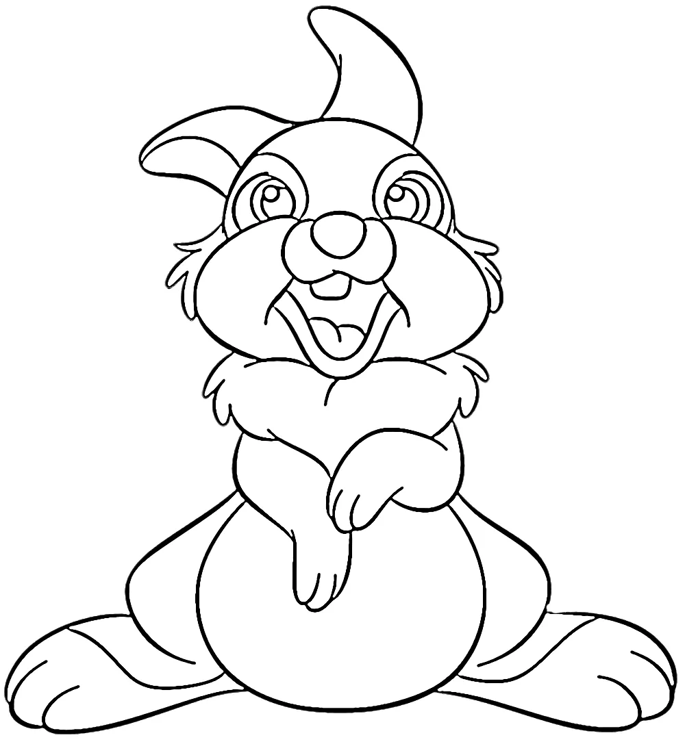 coloriage Bambi en ligne pour enfant