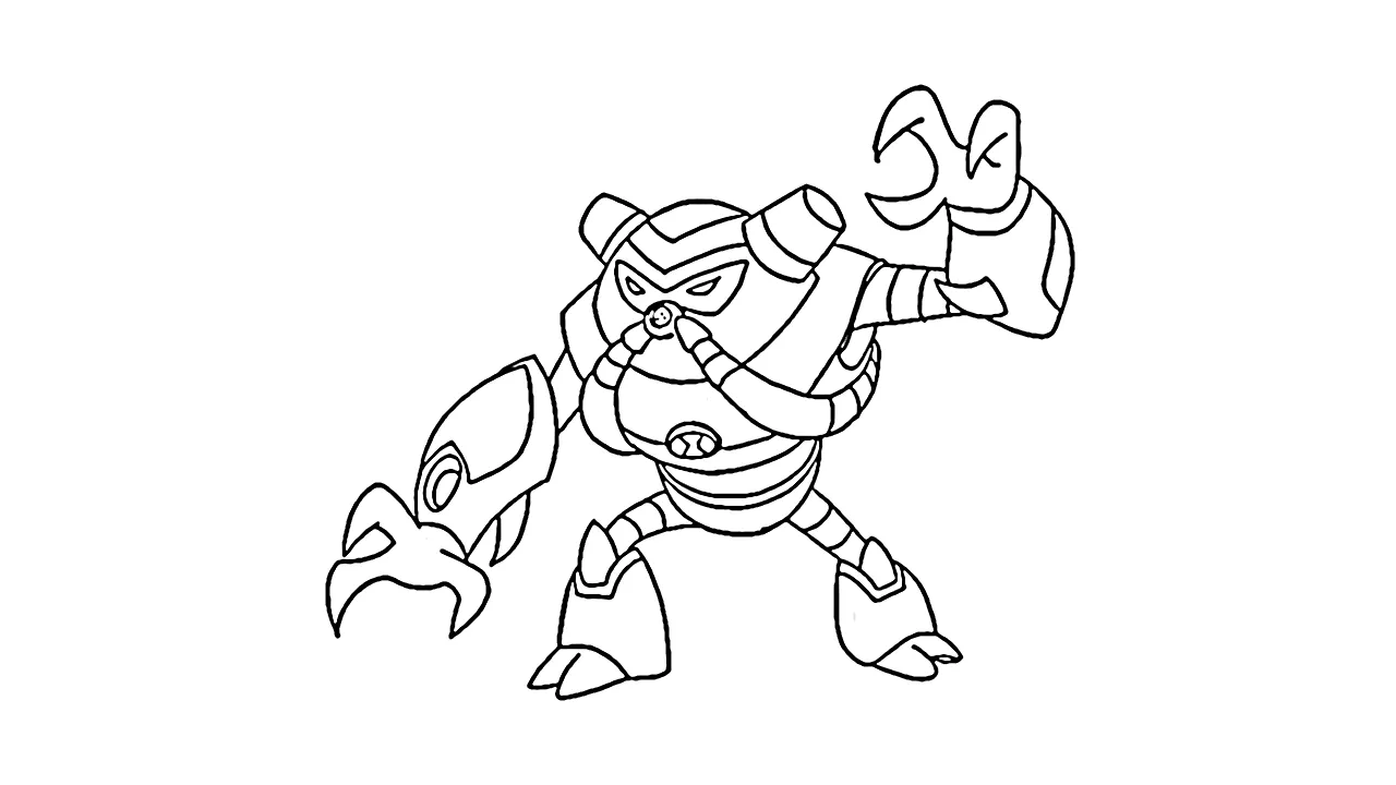 imprimer coloriage Ben 10