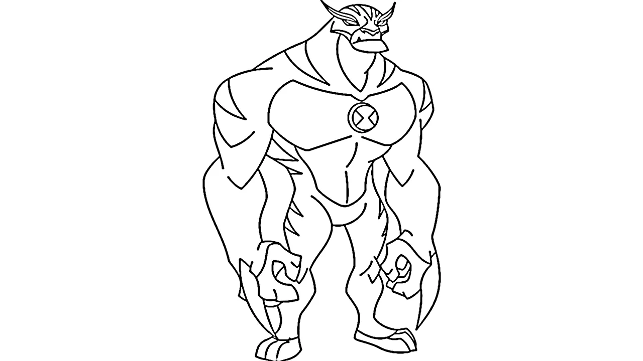 coloriage Ben 10 à imprimer gratuitement