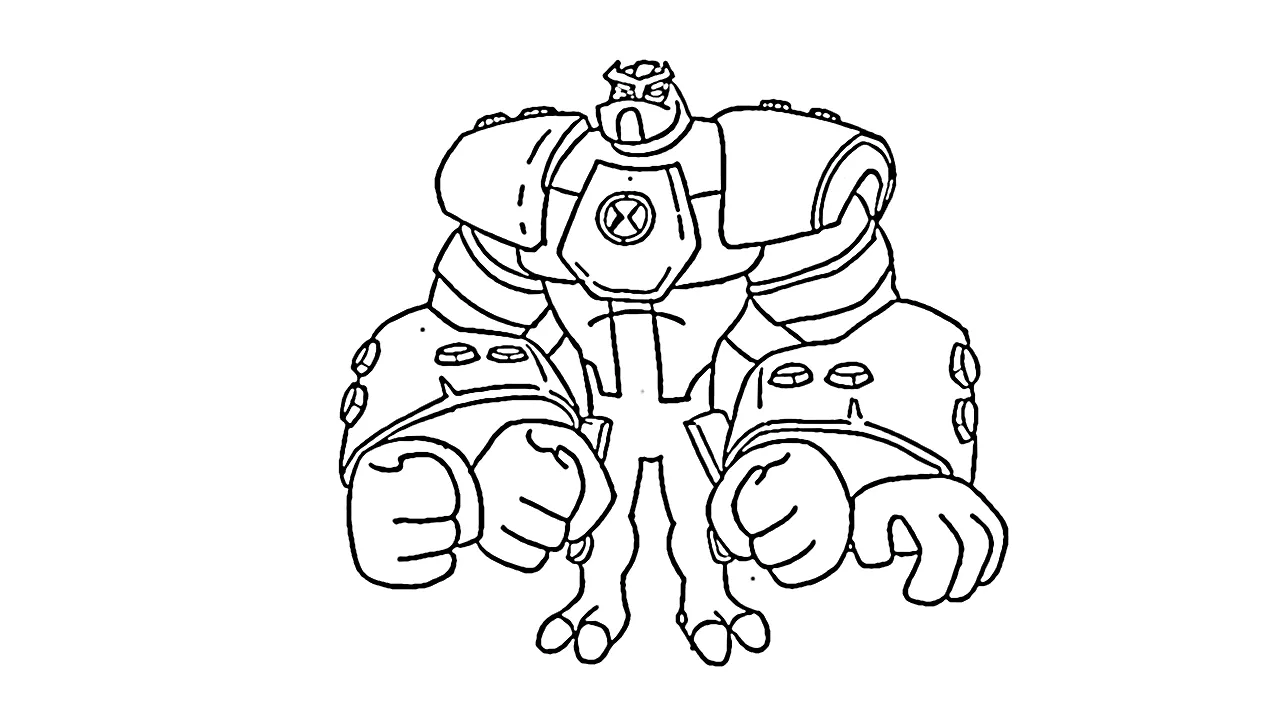 imprimer coloriage Ben 10 gratuit