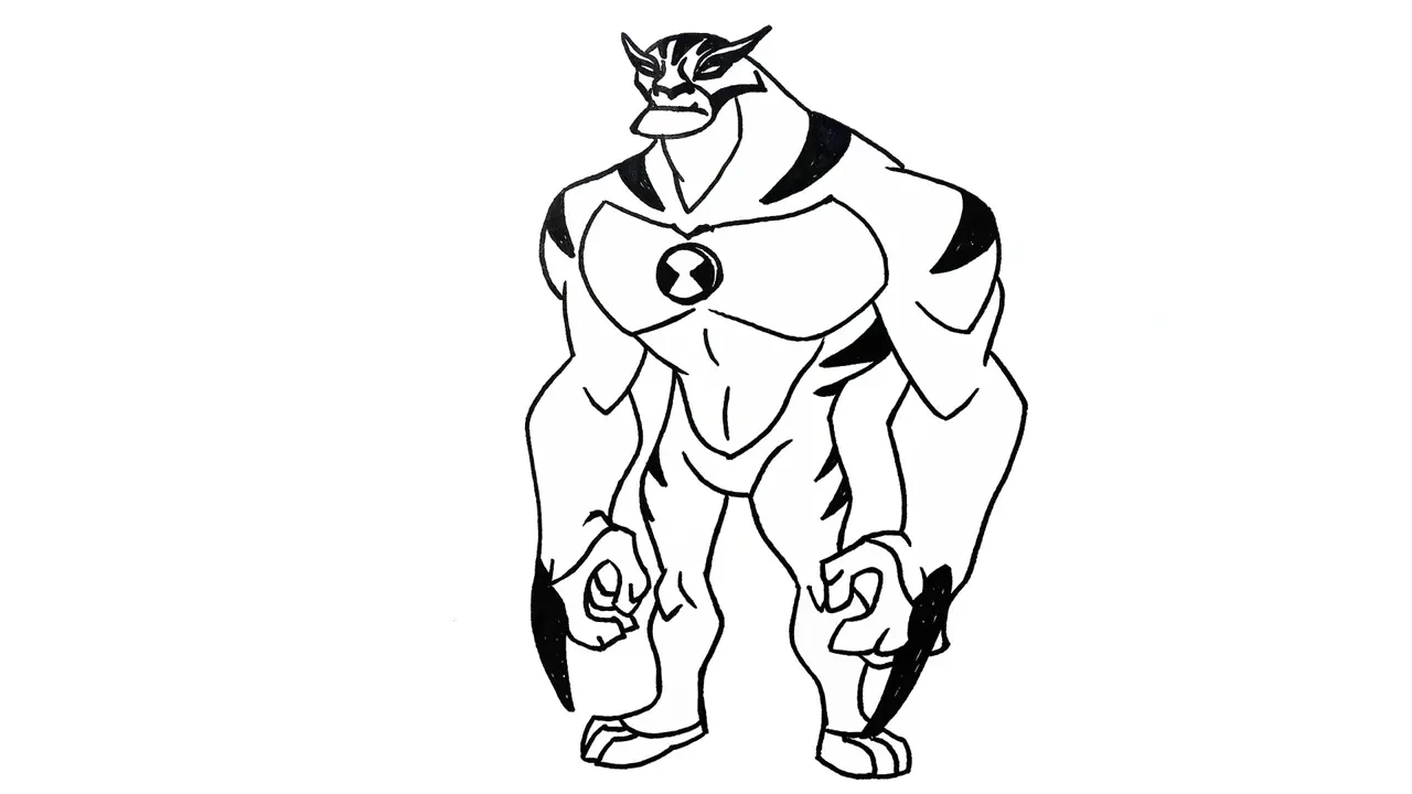 coloriage Ben 10 a colorier en ligne