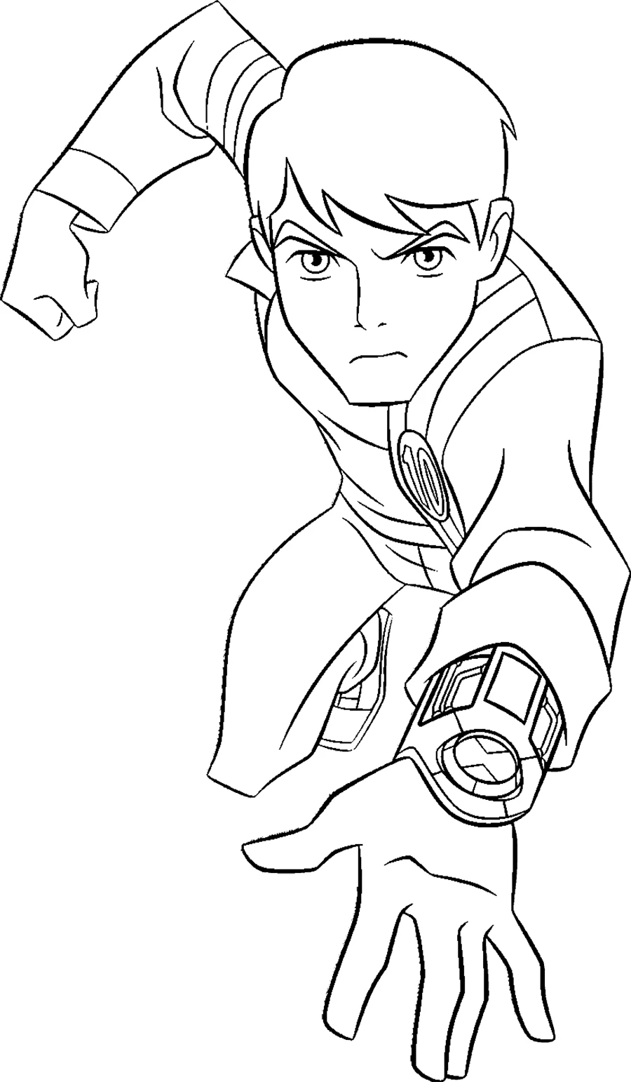 coloriage Ben 10 a imprimer