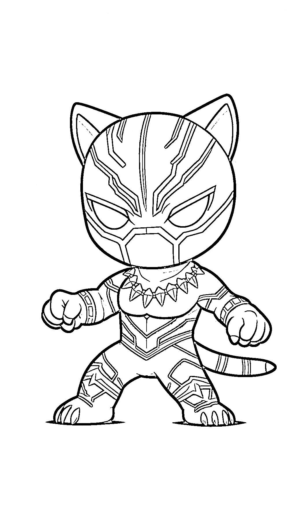 coloriage Black Panther en ligne