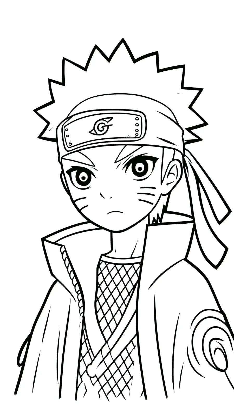 coloriage Boruto à imprimer pour enfant de 10 ans