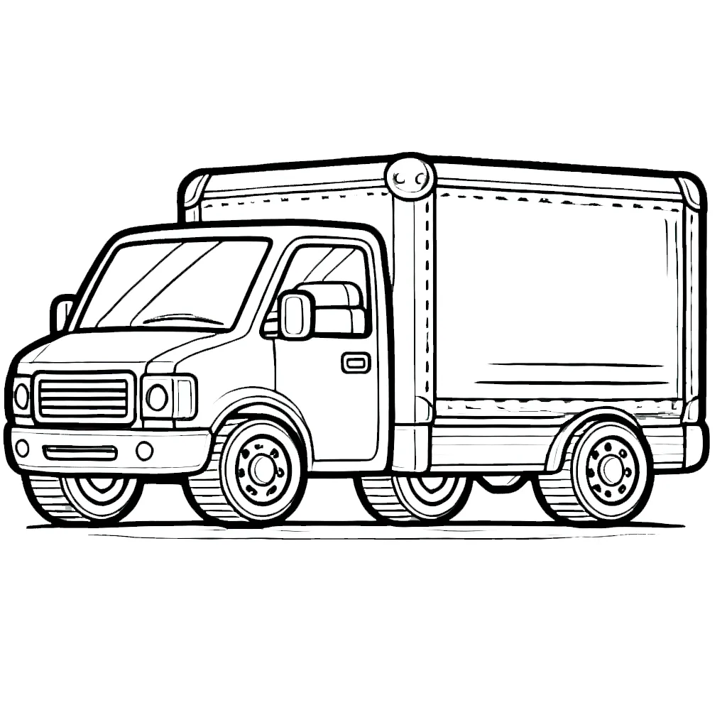 coloriage Camion a imprimer 2