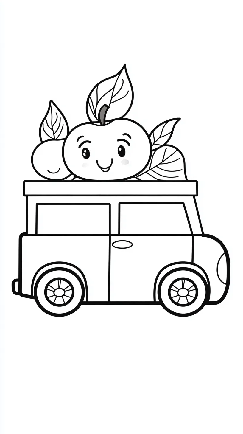 coloriage Camion à imprimer pdf gratuit