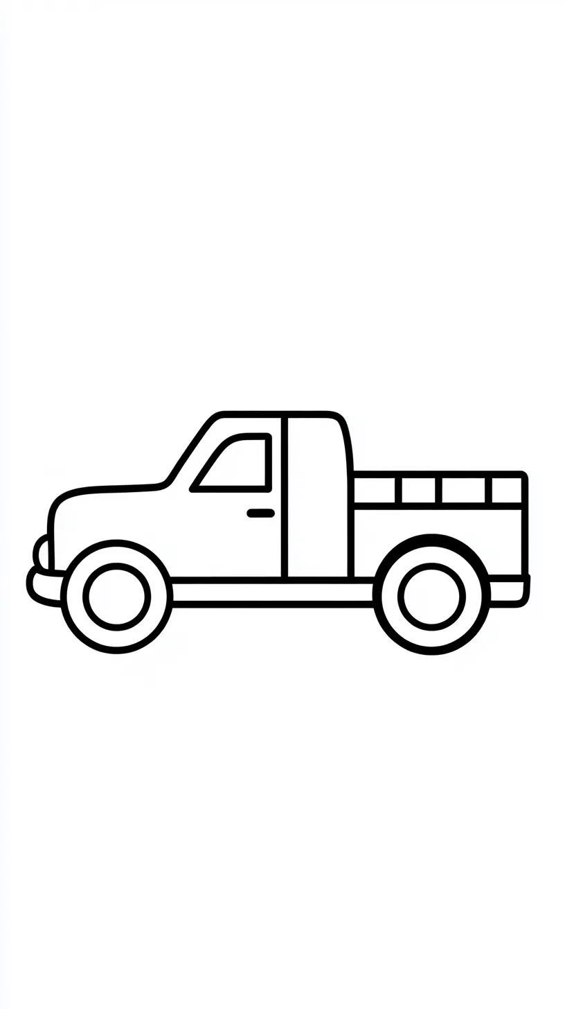 coloriage Camion educatif pour enfant