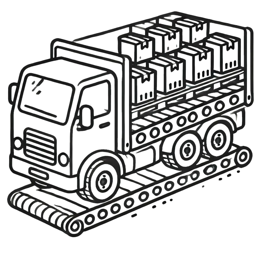 coloriage Camion a imprimer