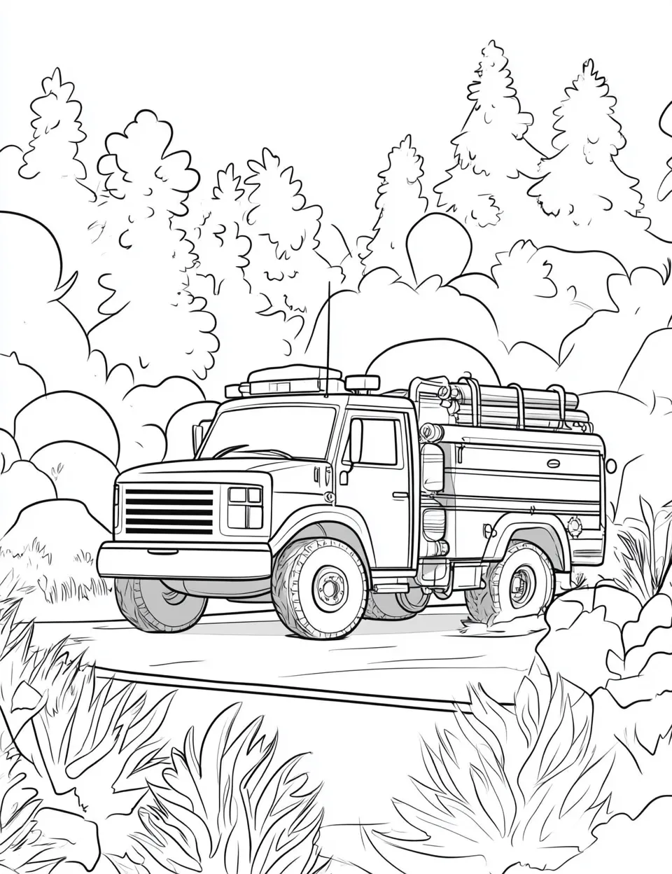 coloriage Camion a colorier en ligne