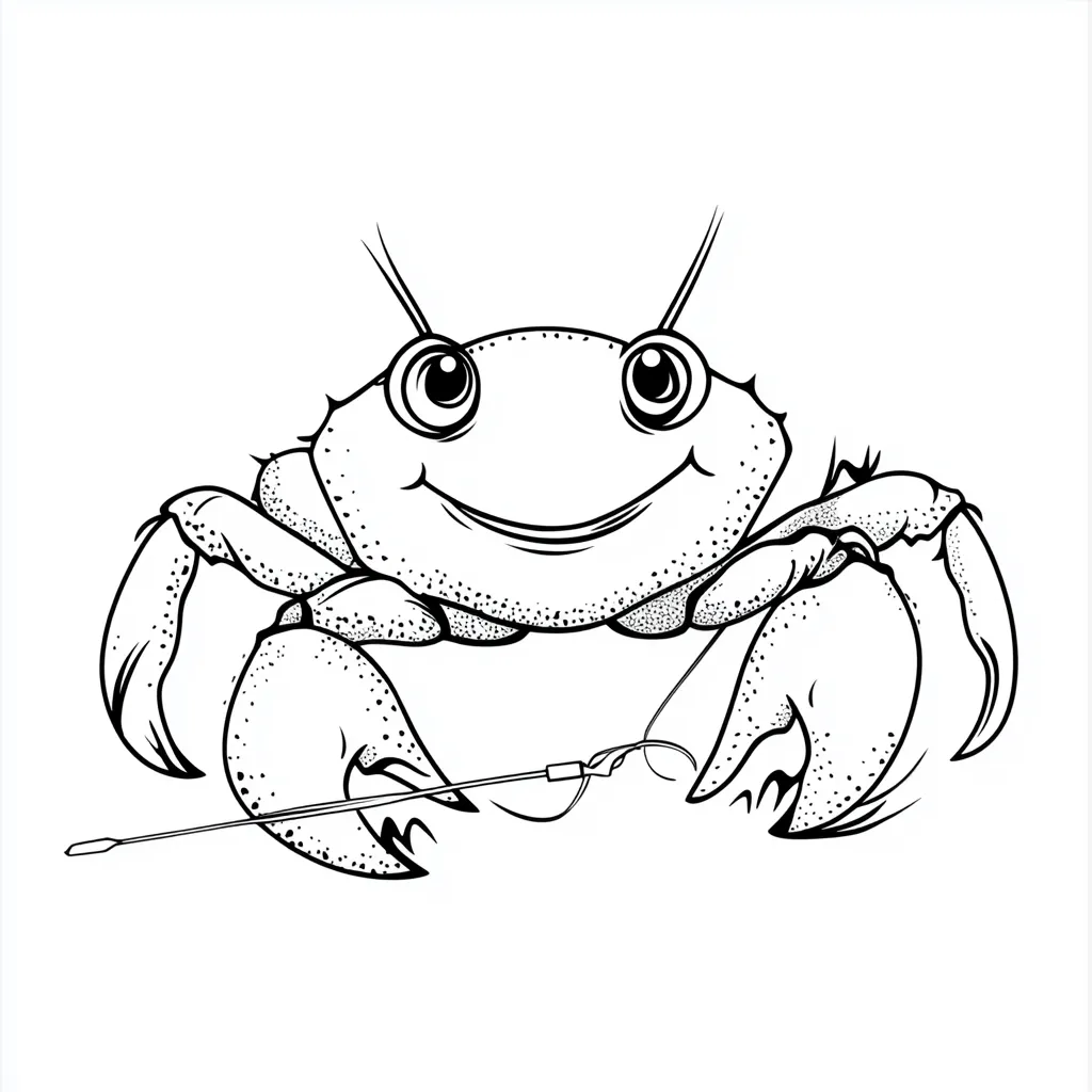 coloriage Crabe à imprimer gratuit