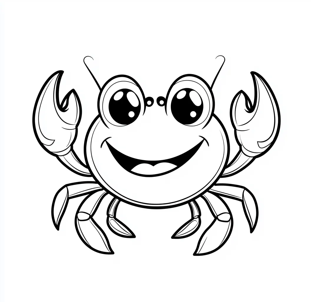 a imprimer coloriage Crabe gratuit