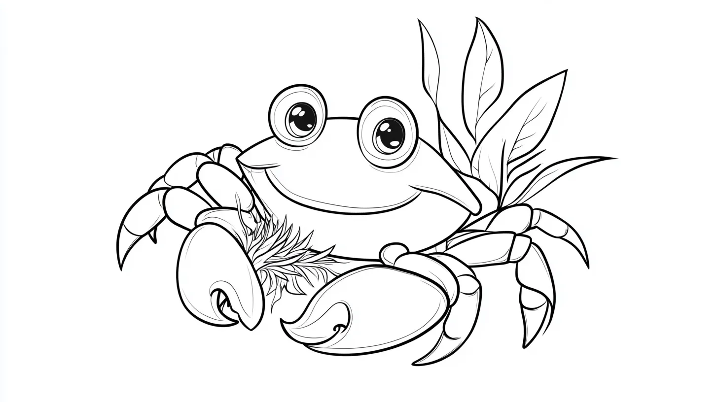 coloriage Crabe pour enfant