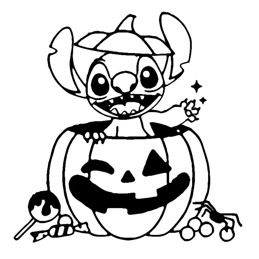 coloriage Disney Halloween a dessiner en ligne