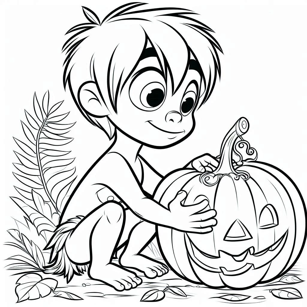 coloriage Disney Halloween pour enfants