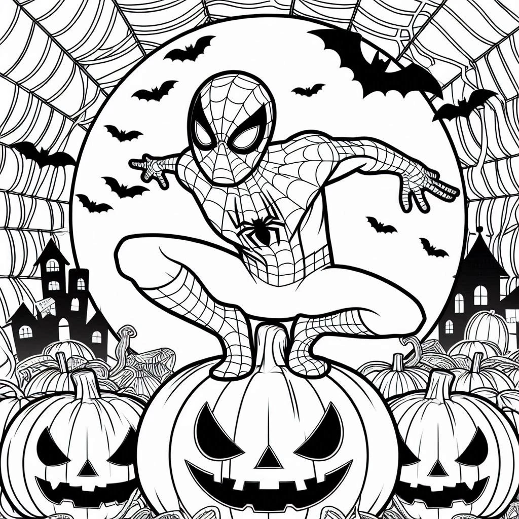 télécharger coloriage Disney Halloween gratuit