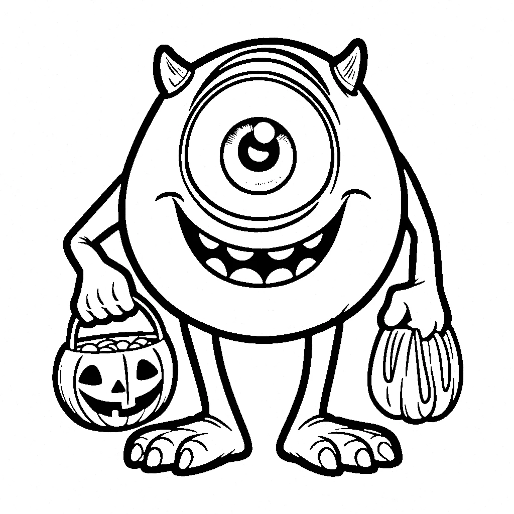 coloriage Disney Halloween en ligne 3