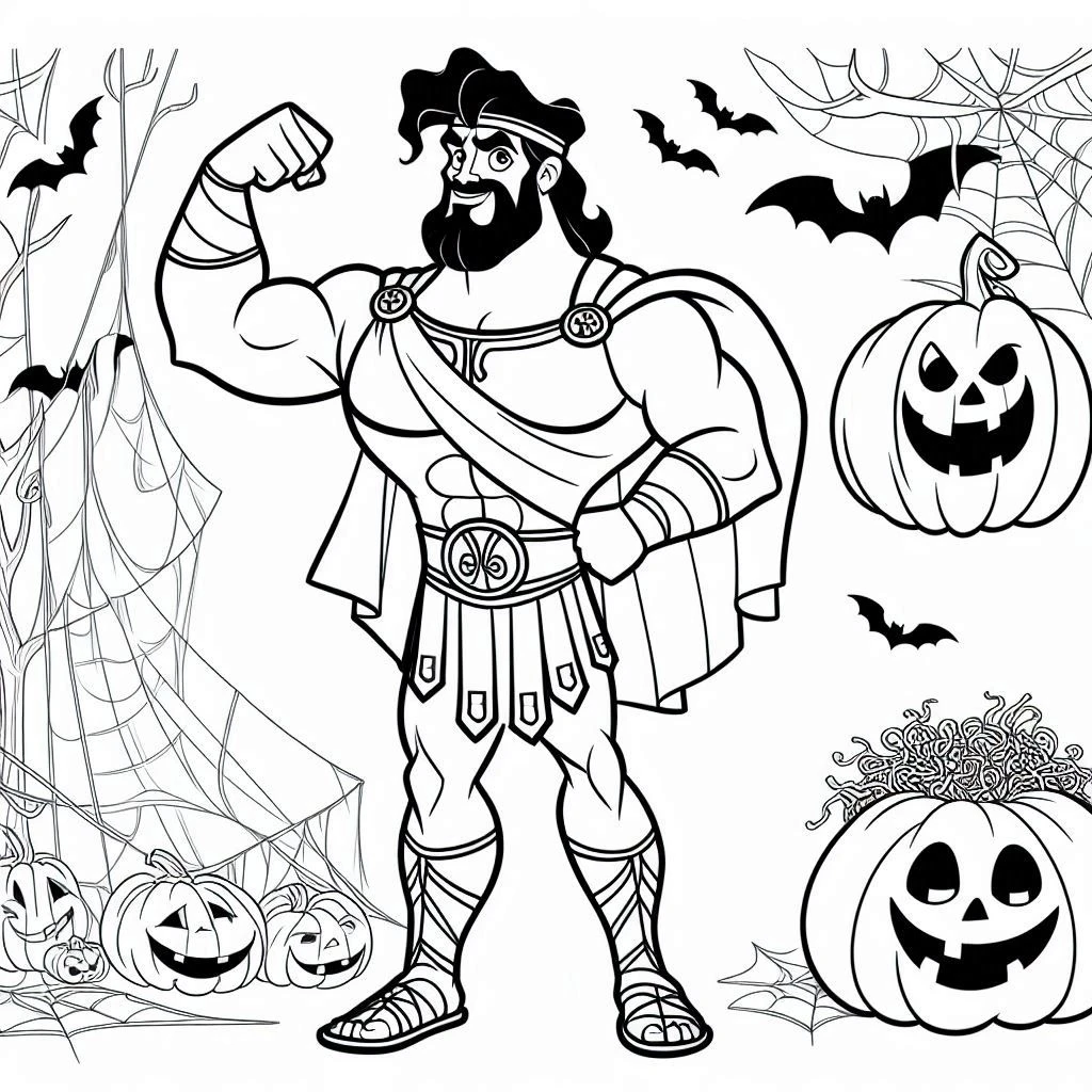 coloriage Disney Halloween gratuit pour enfants