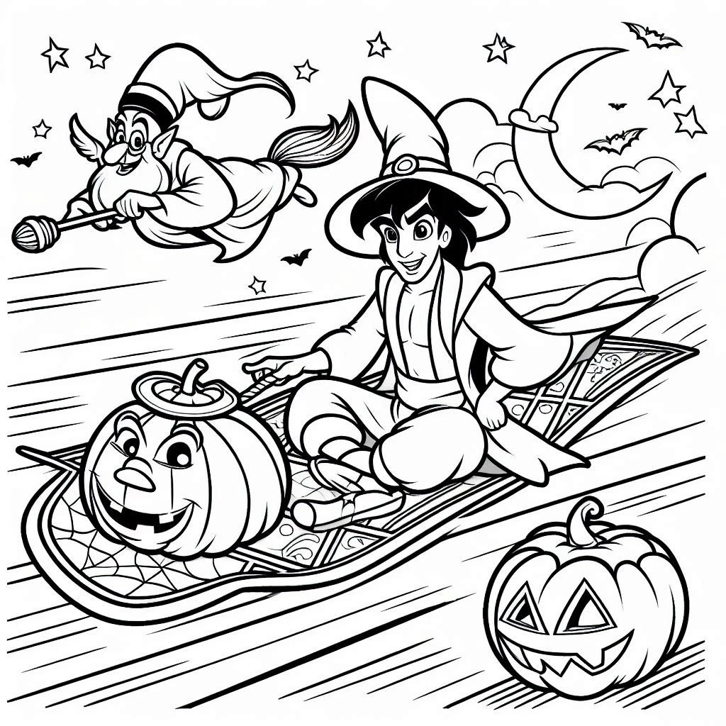 coloriage Disney Halloween en ligne 2