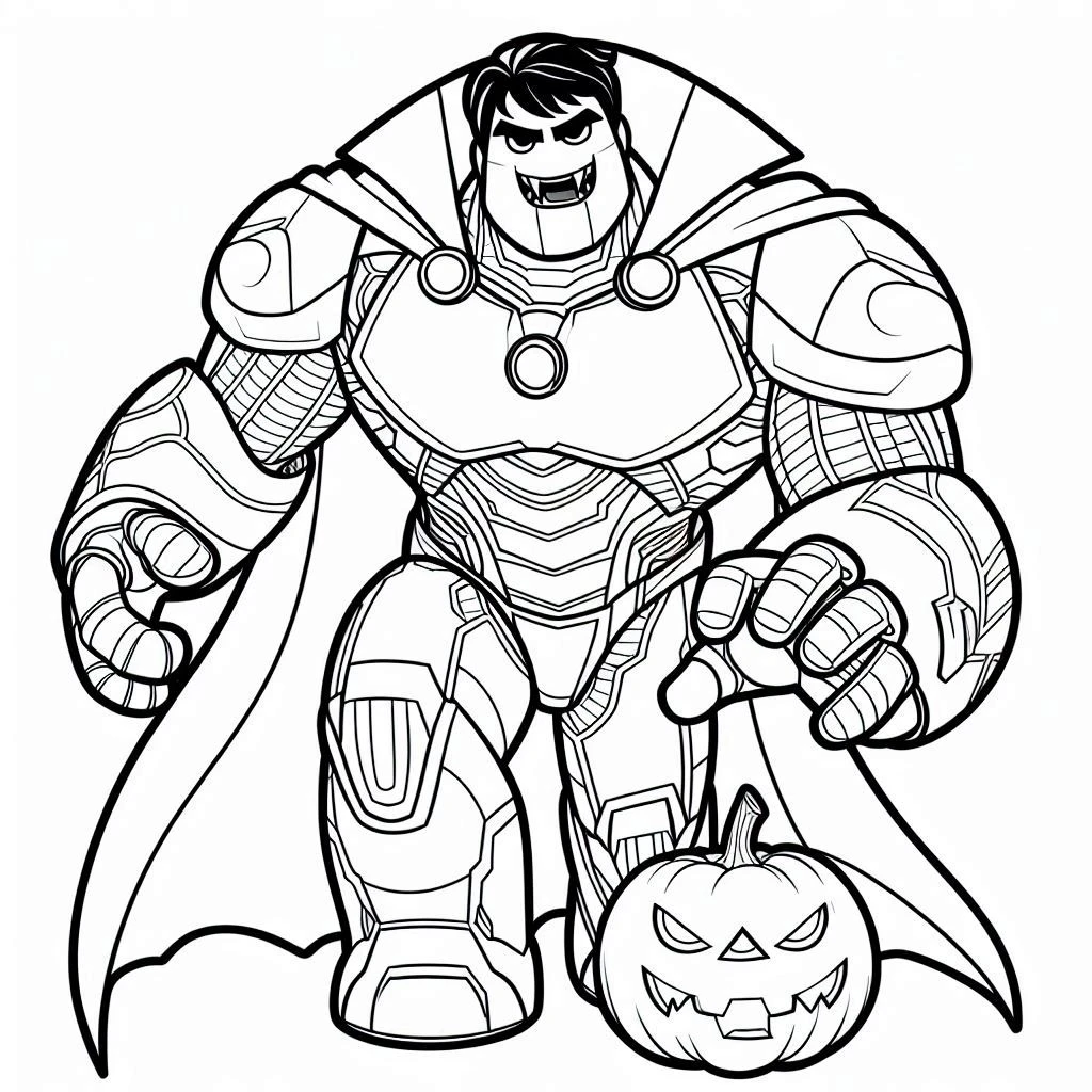 coloriage Disney Halloween gratuit en ligne