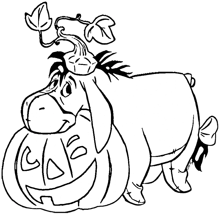 coloriage Disney Halloween a telecharger