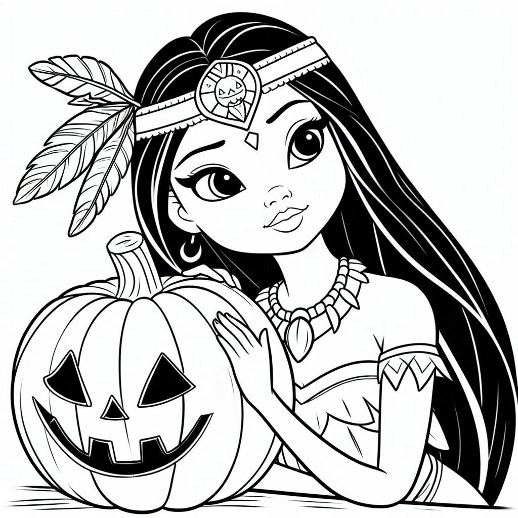 coloriage Disney Halloween et découpage à imprimer