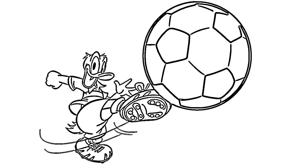 coloriage Donald Duck a imprimer gratuitement