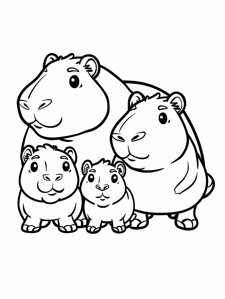 coloriage Famille gratuit a imprimer