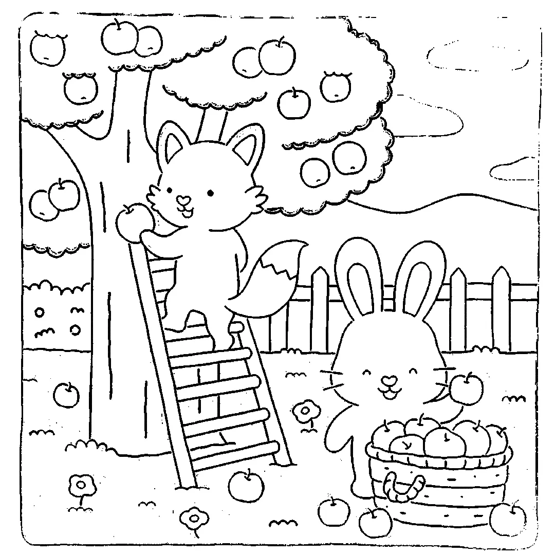 coloriage Fuzzy Hygge pour enfant de 8 ans