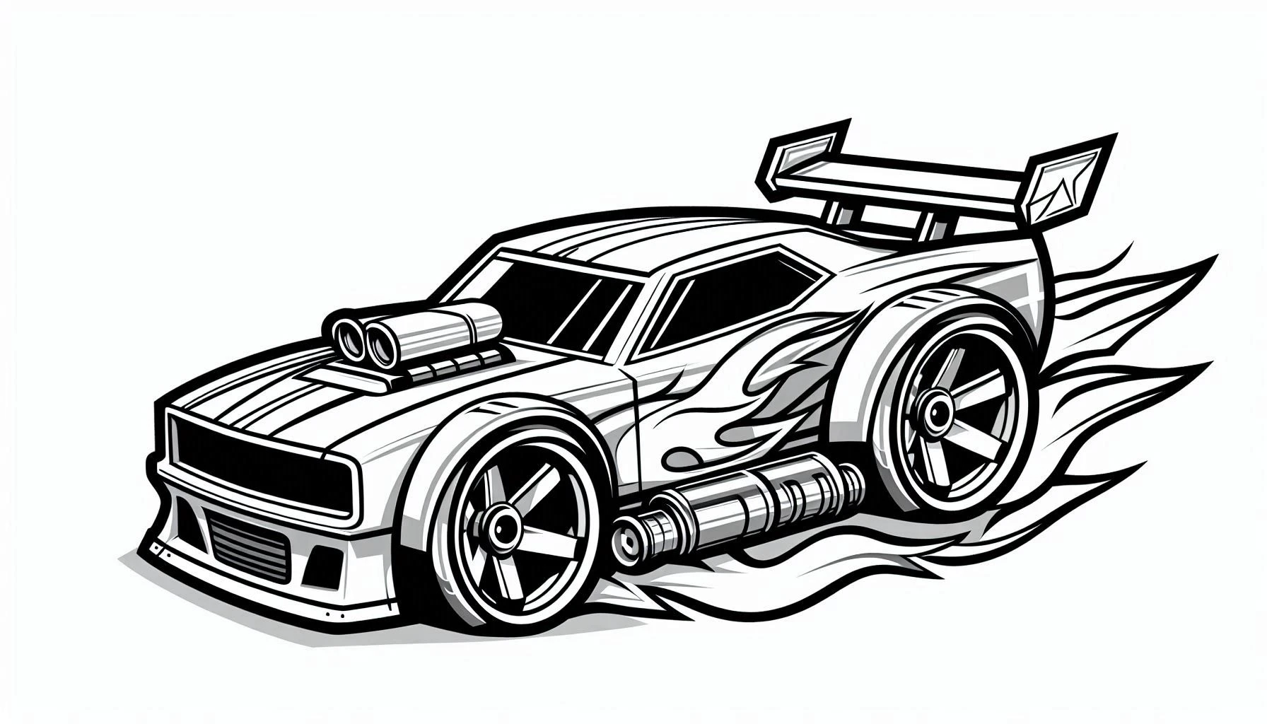 coloriage Hot Wheels a dessiner et imprimer