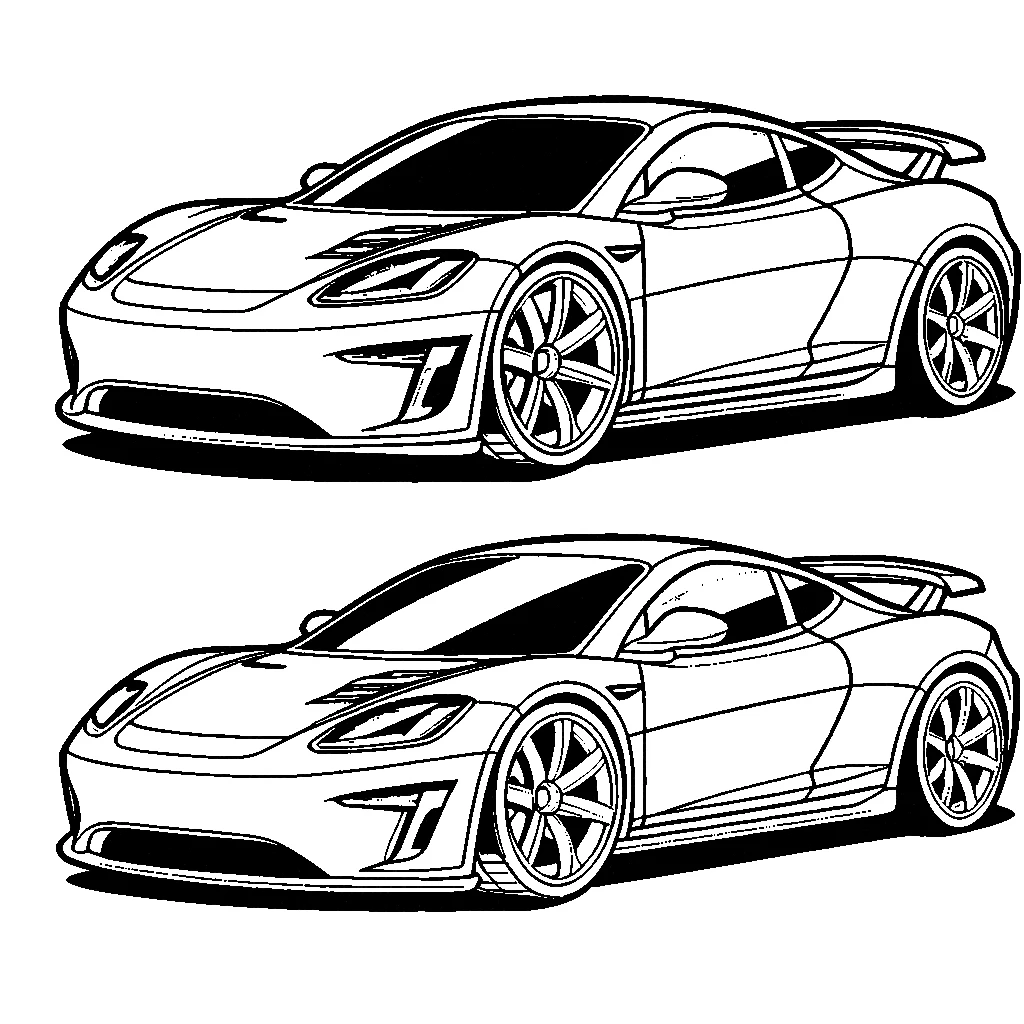 coloriage Hot Wheels gratuit en ligne 1