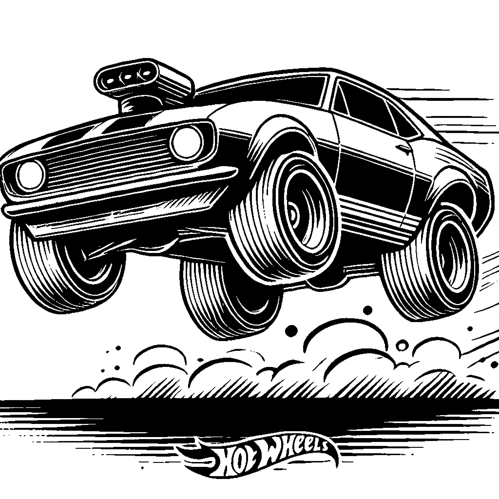 coloriage Hot Wheels en ligne