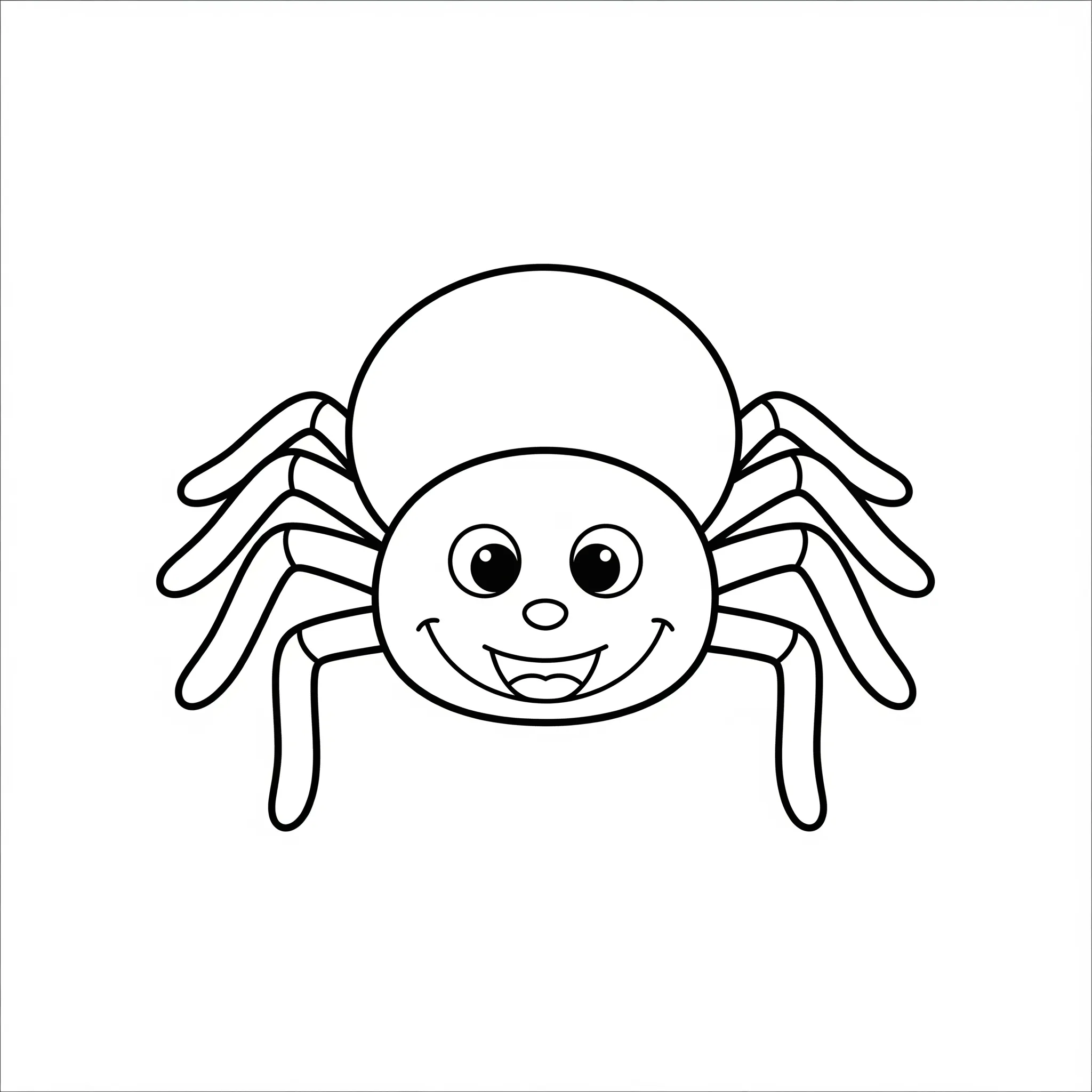 coloriage L’Araignée Souriante à imprimer pdf gratuit