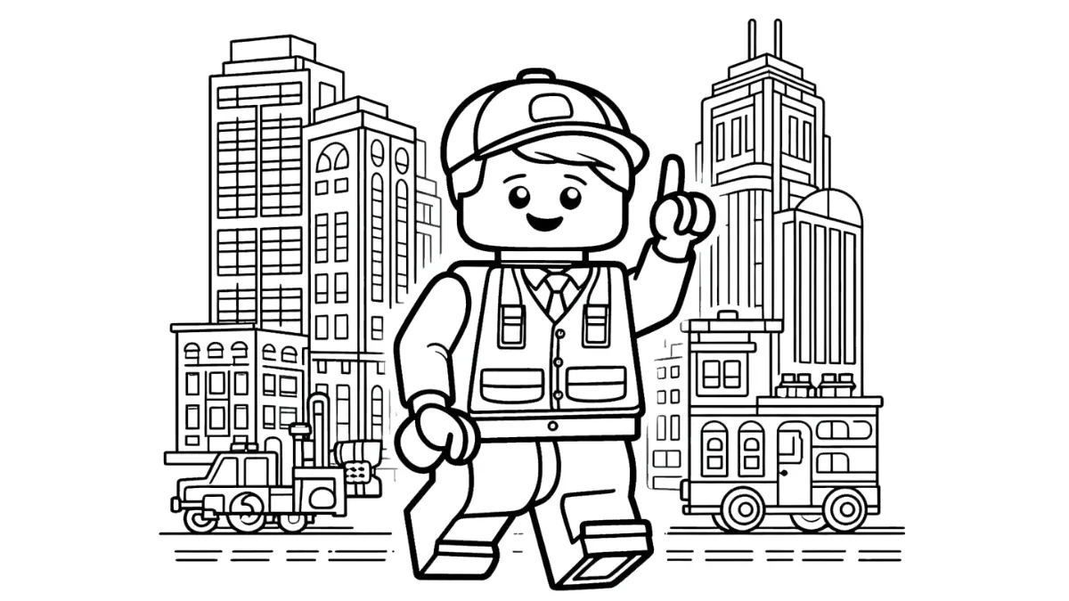 41+ Coloriage Lego City à Imprimer : Télécharger Gratuits