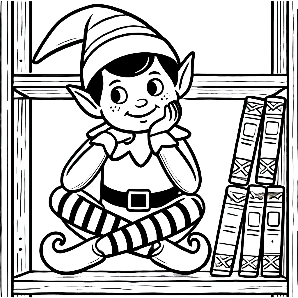 coloriage Lutin Farceur pour enfant