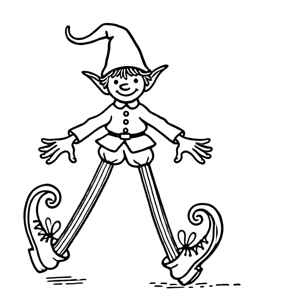 coloriage Lutin Farceur pour enfant 1