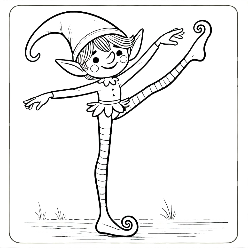 coloriage Lutin Farceur à imprimer pour enfants