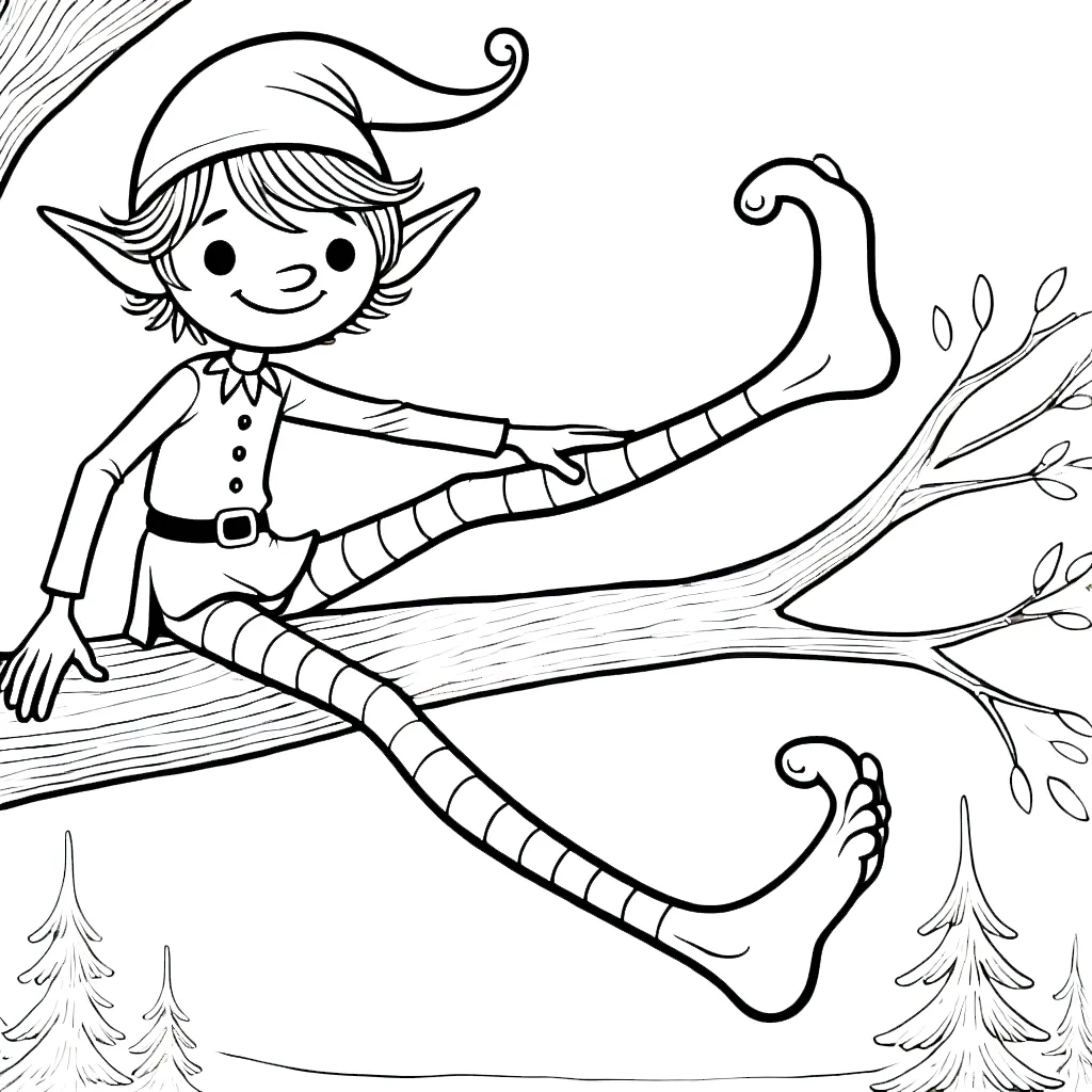 imprimer coloriage Lutin Farceur