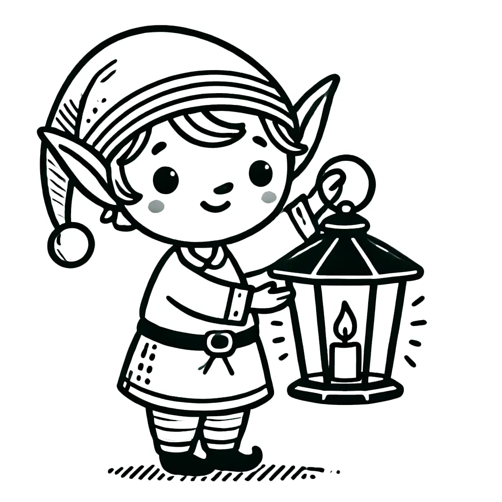 coloriage Lutin Farceur a dessiner et imprimer