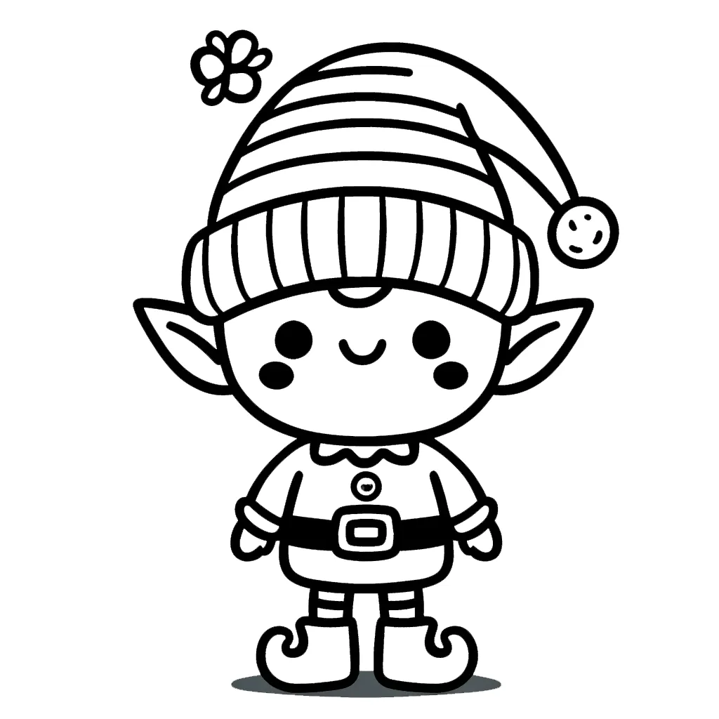 image de coloriage Lutin Farceur pour enfant 1