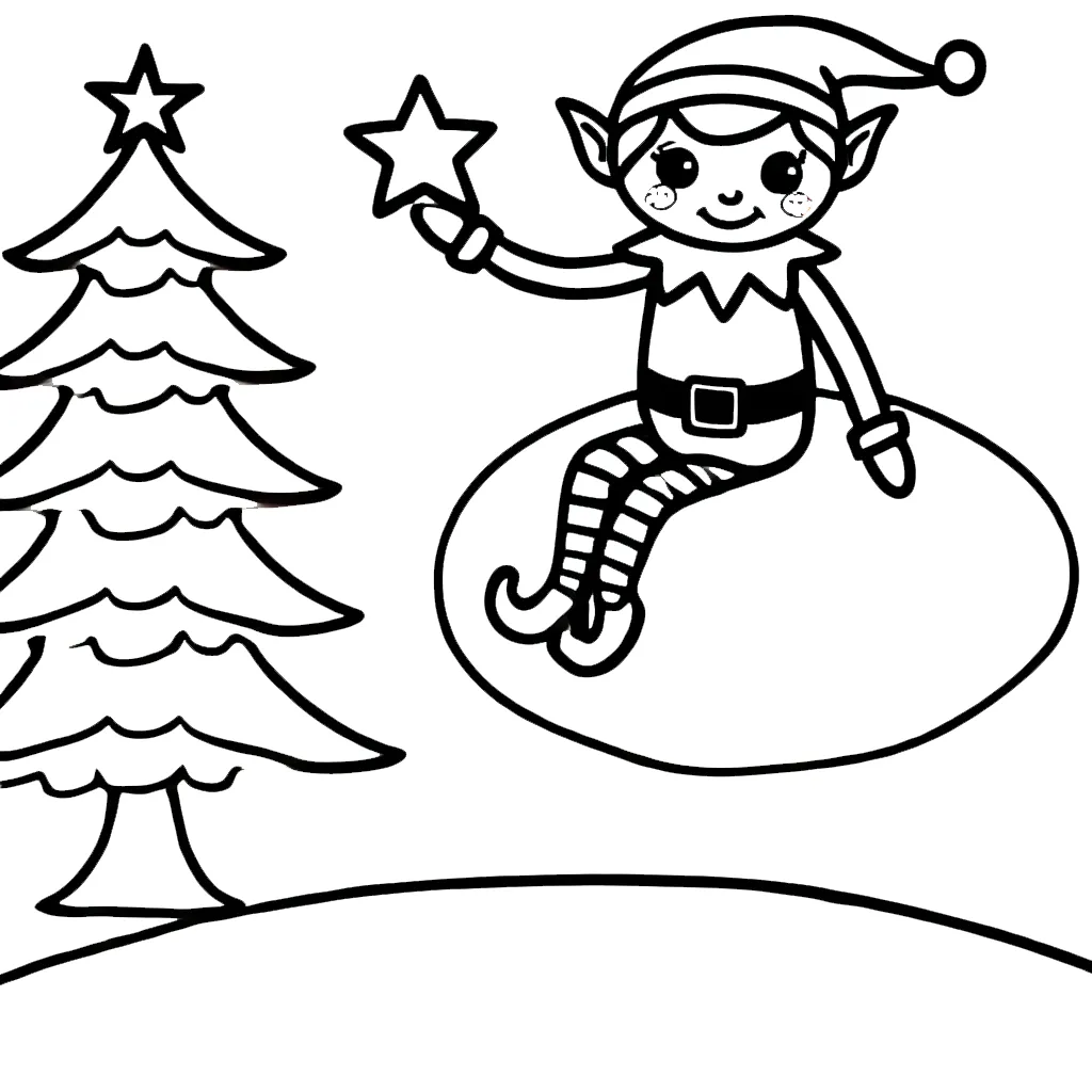 coloriage Lutin Farceur pour enfants a imprimer gratuit